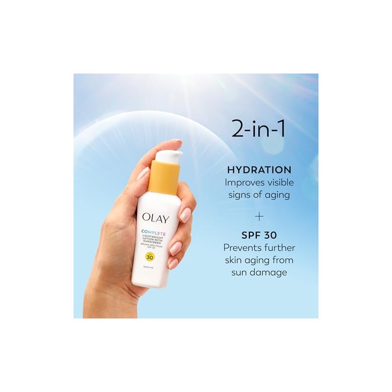 Olay Complete Daily Defense All Day Moisturizer With Sunscreen SPF30