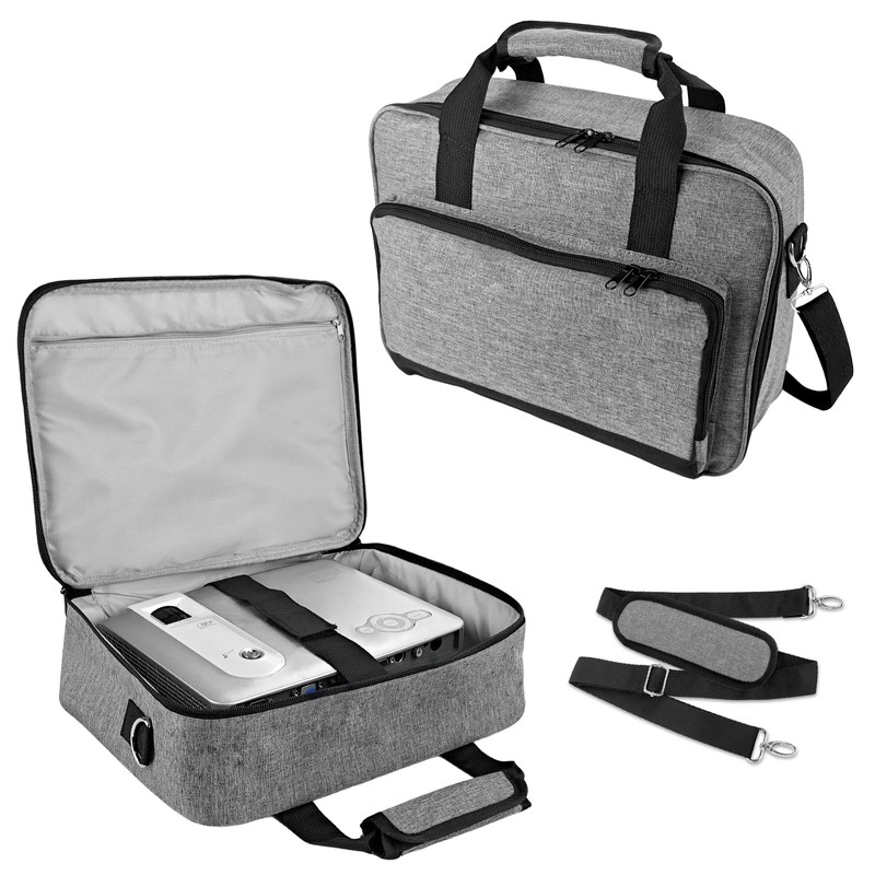 ZKOO Projector Carrying Case, Projector Bag Compatible with Most Projectors,