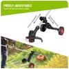 KALAWW Adjustable String Trimmer Support Wheel Attachment,Upgrade Design Lawn Mower