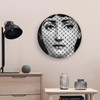 Lina Cavalieri Plate, Wall Decorative Plate, Mysterious Face Plate Wall