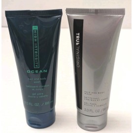 MARY KAY MK MEN~HIGH INTENSITY & HIGH INTENSITY SPORT~HAIR & BODY WASH GIFT SET