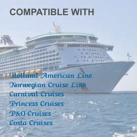 Carnival Cruise Luggage Tags Holders Carnival Luggage Tag Fits All Cruise Line Ships Tags(8 Pack)