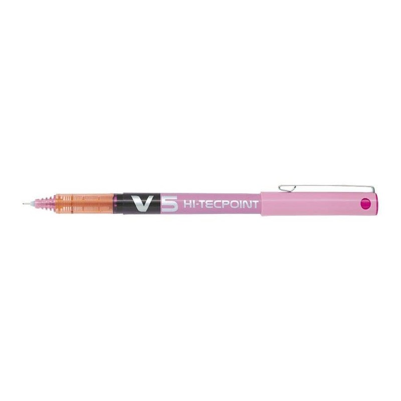Pilot V5 Hi-Tecpoint Liquid Ink Rollerball Pen Pack of 3
