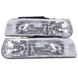 HEADLIGHTSDEPOT Halogen Left and Right Headlights Pair Compatible with Winnebago Vista 2007-2009