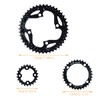 Ausi 3pcs Bicycle Chainrings 22/32/44T Speed Crankset Chain Ring Set
