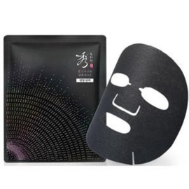 Sooryehan Black Ginseng Elasticity Mask 33mlx5 sheets / 수려한 블랙 진생 탄력 마스크 33mlx5매