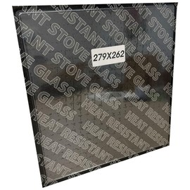 Chimsoc Replacement Stove Glass - Clearview Pioneer 400/400P / Solution 400/500 (279mm x 262mm Rectangular)