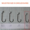 PRO FILSTAR Offset Hook Set of 12 N1/0 - Worm