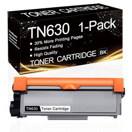 1 Pack TN-630 Black TN630 Compatible Toner Cartridge Replacement for Brother HL-L2300D HL-L2305W HL-L2315DW HL-L2320D MFC-L2680W MFC-L2685DW MFC-L2700DW DCP-L2520DW DCP-L2540DW Printers.