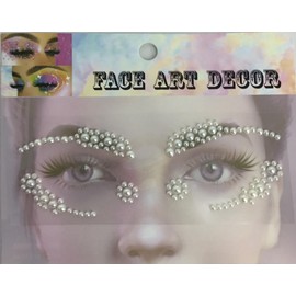 Mermaid Face Gem Stickers for Raves and Festivals (Type B)