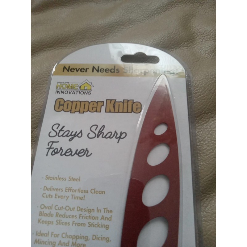 tekno Home Innovations Tekno Copper Knife Stay sharp forever