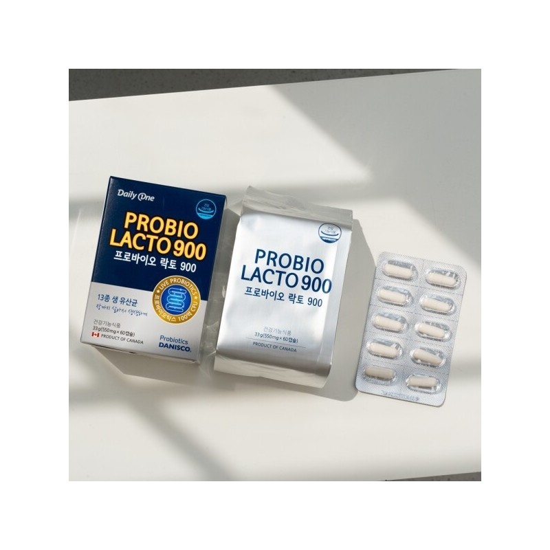 Daily One Probiotics 900 Lactic Acid Bacteria Guaranteed 10 Billion