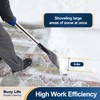 Yocada Snow Shovel ice Scraper Tool 66.3 inch Tall Long