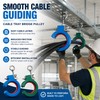 Cable Tray Pulley Guide for Wire Installation – ABS Wire