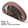 Roxx Tools 120Pcs 1" x 30" inch Sanding Belt 60-400