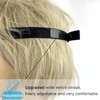 2 Pcs 3D Eye Covers for All Ages, Adjustable Black