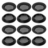 12 Pieces Round Ventilation Grille, Ventilation Opening Stainless Steel, Rust-Proof,