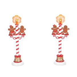 Department 56 Village Accessories - Juego de Cifras iluminadas de Jengibre, 4.85 Pulgadas, Multicolor