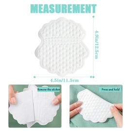 Tsathoggua 40Pcs Armpit Sweat Pads, Disposable Underarm Sweat Pads for Women and Men, Ultra-Thin and Invisible, Invisible Anti-Sweat Tablets for All-Day Comfort