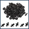 INFINAUTO 100 Pcs 8mm Hole Plastic Screw in Fastener Rivets