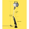 XUNDE 7W 110V-220V IP68 Machine Lighting Adjustable Aluminum Alloy LED