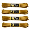 Grafters 140CM Strong Work/Hiking Boot Laces (Yellow/Brown)