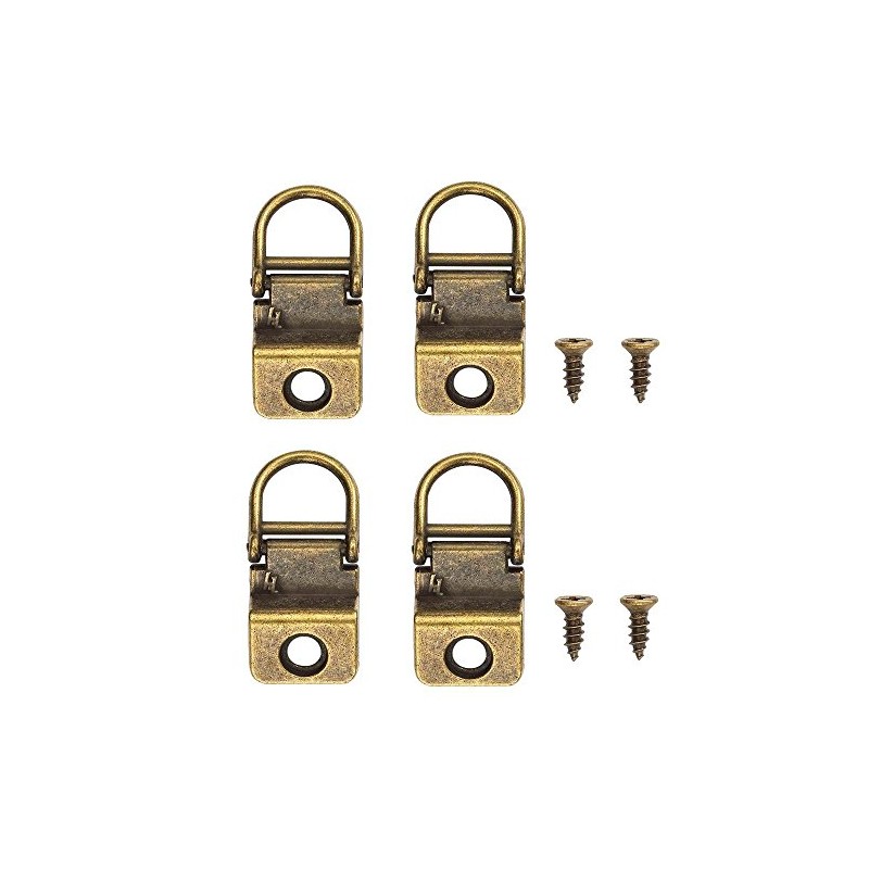 HangZ 25lb. Canvas Flat Mount Wire 1 Hole D Ring