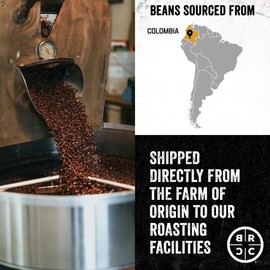 Black Rifle Coffee Company Ground Coffee Dark Roast - Roasted Blend Made from Pure Arabica Beans - Colombian & Brazilian Beans - Veteran Founded & American Made (Murdered Out, 12oz Bag)