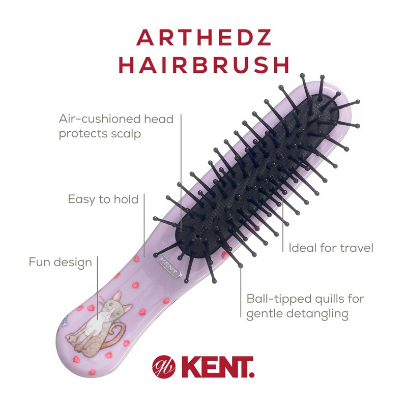 Kent ARTH1 Baby Hair Brush, Hair Brush for Kids, Small