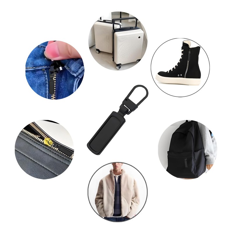 votuyet 4pcs Gold Replacement Zipper Pull,Zipper Replacement for Bags, Tents,