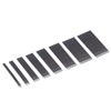 8pcs Leather Blades Different Sizes Steel Scraper with Storage Box