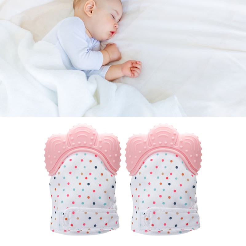 Guantes de Silicona para Bebés, Guantes de Dentición para Bebés,