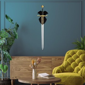 lalago Sword Holder, Sword Wall Mount, Axe Holder, Sword Stand, Acrylic Sword Stand, Wall Hook, Display Hanger, Sword Hanger for Wall, Axe, Vertical Display and Decoration