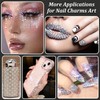 Crystal Nail Charms Set - Rhinestones, Pearls, Flowers, Bows, Chains