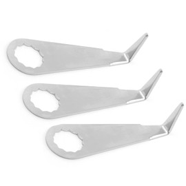 Powered Cold Knife Blade Air Windshield Remover Windshield Cutter Blades for Pneumatic Windshield Cut Out Knife Auto Glass Car Windshield Windscreen Removal Tool 3pks