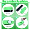 2 Set Clear Vision Windshield Cleaner,Clear Vision Glass Cleaner