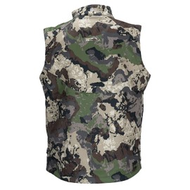 Pnuma Outdoors Waypoint All-Season Warm Windproof Water-Repellent Quick-Drying Stretchy Durable Ultra-Quiet Hunting Vest, Caza, Large