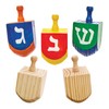 Baker Ross FX939 Wooden Dreidels - Pack of 5 Religious