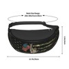 Camo Camouflage Hunting Bigfoot American Flag Fashion Casual Fanny Pack