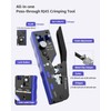 VCELINK RJ45 Crimp Tool, All-In-One Ethernet Crimper for CAT7/CAT6A/CAT6/CAT5E/CAT5, No