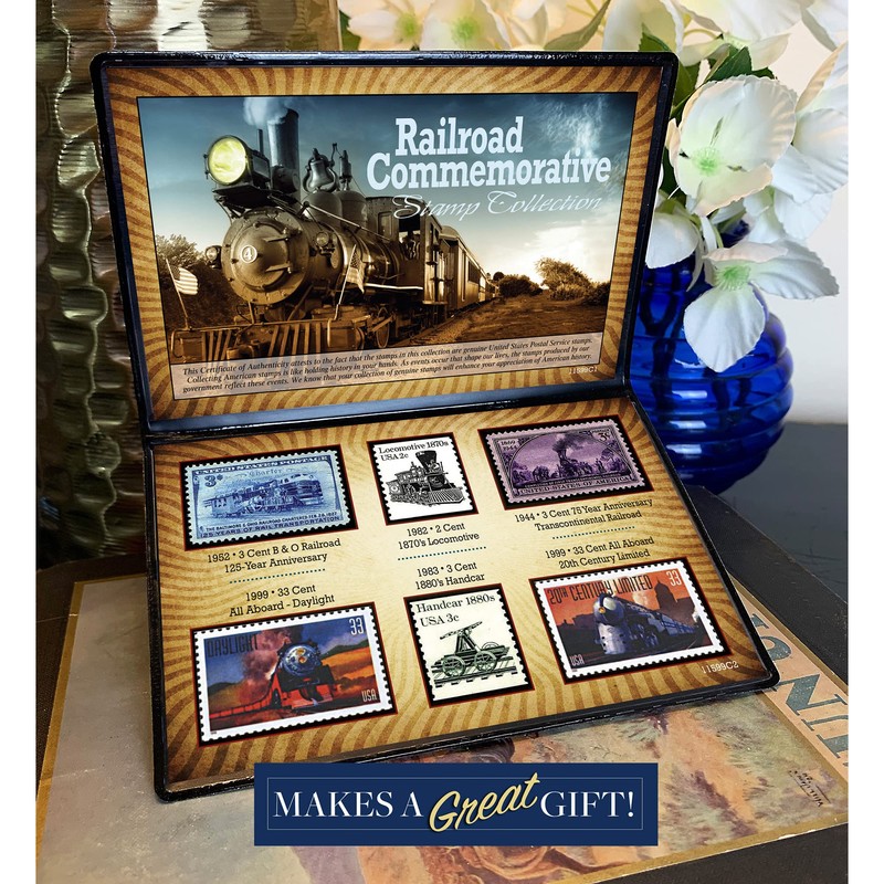 Railroad Commemorative Stamp Collection