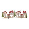 MIJOMA Winter Scene - Christmas Wooden Scene to Stand, 4-Piece
