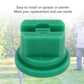 Flat Fan Spray Tip, 20pcs Flat Fan Spray Tip High Pressure Plastic Agricultural Sprayer Nozzle for Plant Drone (Green)