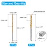 sourcing map Tap and Drill Bit Set, 2pcs M2 x