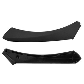 Interior Door Trim Handle Trim Right Interior Door Handle Cover for BM W 3 Series 2005-2012 E90 E91 318 320 325 330 335, Black (Black)