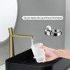 Wall Mount Toothbrush Holder with Frosted Glass Cup, Toothbrushes Toothpaste