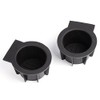 CROSSDESIGN 2 Pcs Front Console Cup Holder Insert Liner Compatible