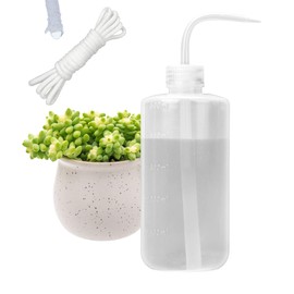ORIMERC 500ML/17OZ Small Plant Watering Can for Indoor Plants, Squeeze Wash Bottle for Succulent Watering, Irrigation Bottle for Plant Watering, Rinse Bottle for Tattoo, Eyelash, Eye wash, Lab Wash