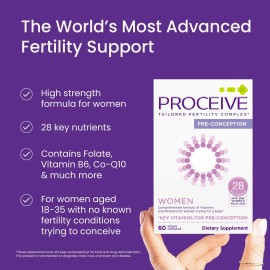 Proceive Tailored Fertility Supplement for Her Women - Womens Pre-Conception ...