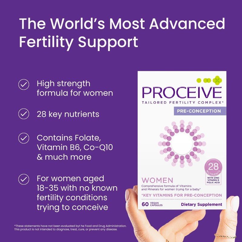 Proceive Tailored Fertility Supplement for Her Women - Womens Pre-Conception